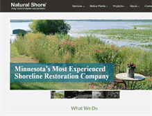 Tablet Screenshot of naturalshore.com